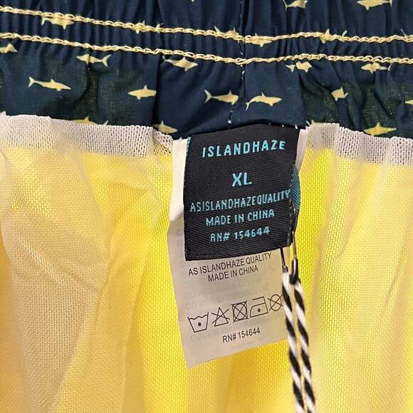 Island Haze NWT Mens Swim Trunks sz XL Poolparty Edition Pack & Go Pocket - Picture 7 of 9